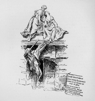 نصب العندليب ، 1890. بواسطة غير معروف