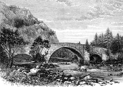 الجسر القديم ، Invercauld ، اسكتلندا ، 1900 بواسطة غير معروف