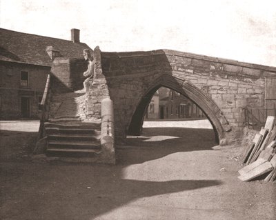 الجسر القديم في كرويلاند ، لينكولنشاير ، 1894. بواسطة غير معروف