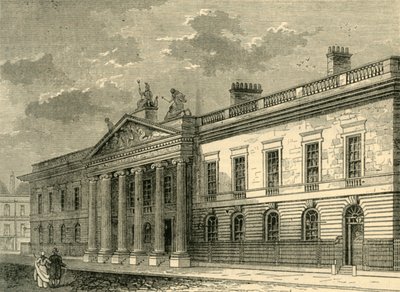 مكتب الهند القديم ، شارع ليدنهال عام 1803 ، c1872. بواسطة غير معروف