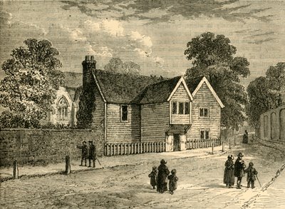 The Old Rectory ، ستوك نيوينجتون ، في عام 1858 ، c1876. بواسطة غير معروف