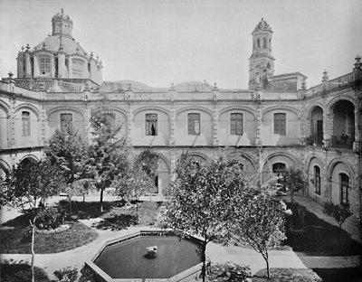 دير سان هيبوليتو القديم ، مدينة المكسيك ، c1897. بواسطة غير معروف