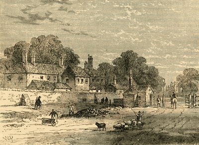 The Old Turnpike ، كنسينغتون ، في عام 1820 ، c1876. بواسطة غير معروف