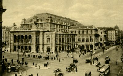 دار الأوبرا ، فيينا ، النمسا ، c1935. بواسطة غير معروف