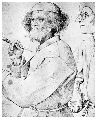 الرسام والمتذوق ، c1565 1956 بواسطة غير معروف
