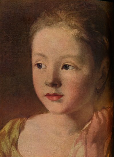 بنات الرسامين يلاحقون الفراشة ، التفاصيل ، c1756 ، 1937 بواسطة غير معروف