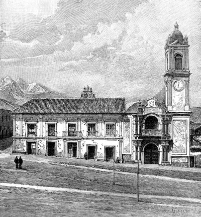 قصر الكونغرس ، لاباز ، بوليفيا ، 1895 بواسطة غير معروف