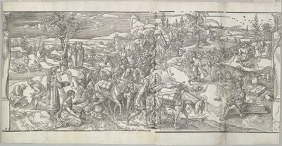 مرور قافلة من إفريز Ces Moeurs et fachons de faire de Turcz Customs ...، 1553. بواسطة غير معروف