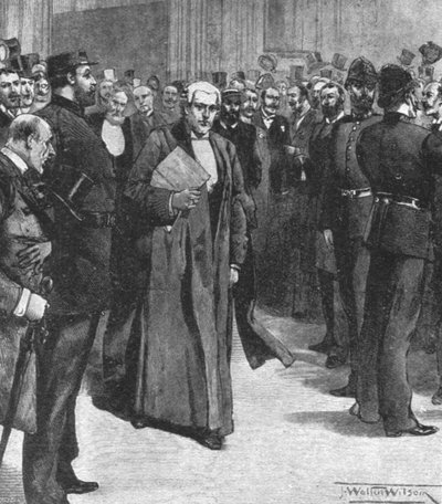 تمرير مشروع قانون الحكم الداخلي من مجلس العموم إلى اللوردات ، 2 سبتمبر 1893 ، 1901. بواسطة غير معروف