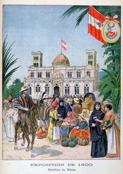 الجناح البيروفي في المعرض العالمي لعام 1900 ، باريس ، 1900 بواسطة غير معروف
