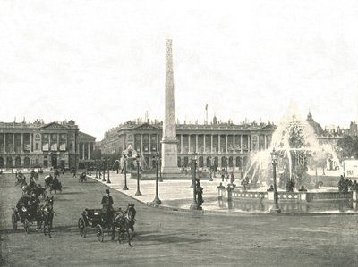ساحة الكونكورد ، باريس ، فرنسا ، 1895. بواسطة غير معروف