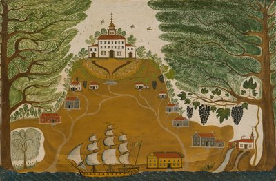 المزرعة ، كاليفورنيا. 1825. بواسطة غير معروف