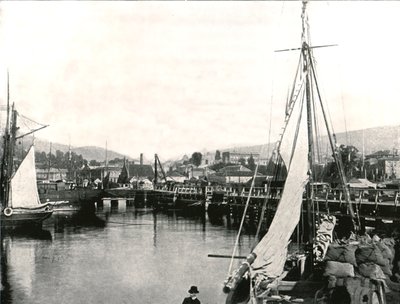 ميناء هوبارت ، تسمانيا ، أستراليا ، 1895. بواسطة غير معروف
