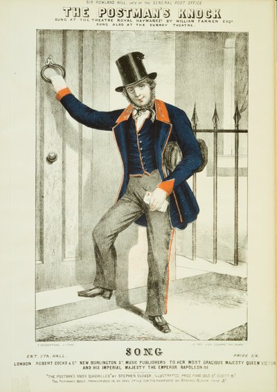 سعاة Postmans c1855. بواسطة غير معروف