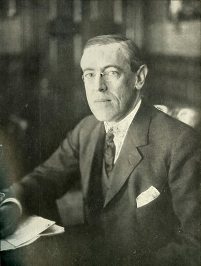 رئيس الولايات المتحدة الأمريكية ، 1910s ، 1919. بواسطة غير معروف
