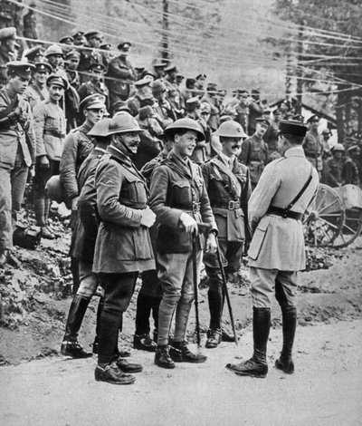 أمير ويلز على الجبهة الإيطالية ، 1917 بواسطة غير معروف