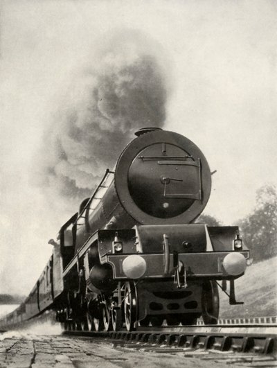 الأميرة الملكية ، محرك سريع من نوع 4-6-2 على نظام LMS ، 1935. بواسطة غير معروف