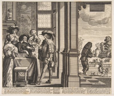 الابن الضال يغادر المنزل ، كاليفورنيا. 1636. بواسطة غير معروف