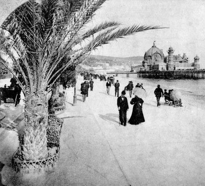 The Promenade des Anglais ، نيس ، فرنسا ، أواخر القرن التاسع عشر بواسطة غير معروف