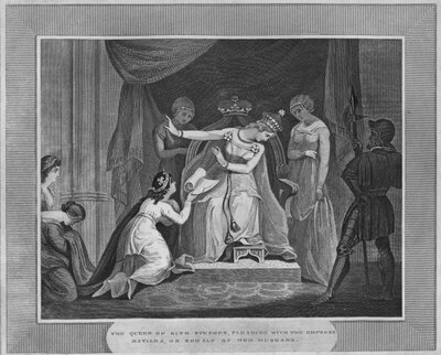 ملكة الملك ستيفن ، تتوسل مع الإمبراطورة ماتيلدا ، نيابة عن زوجها ، 1838 بواسطة غير معروف