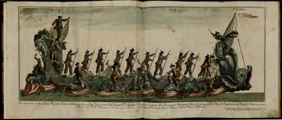 سباق القوارب في البندقية تكريما للأمير إدوارد 1739-1767 ، دوق يورك ، في 4 يونيو 1764 ، حوالي 1764 بواسطة غير معروف
