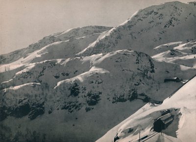 نفق Reinunga على سكة حديد بيرغن ، 1914. بواسطة غير معروف