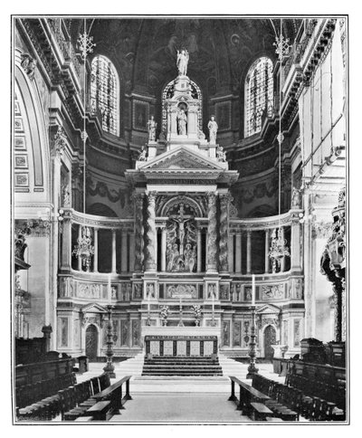 The Reredos in كاتدرائية سانت بولس ، 1901 بواسطة غير معروف