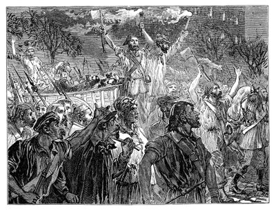 الثورة في باريس ، القرن التاسع عشر ، 1900 بواسطة غير معروف