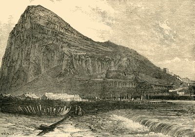 صخرة جبل طارق ، 1890. بواسطة غير معروف