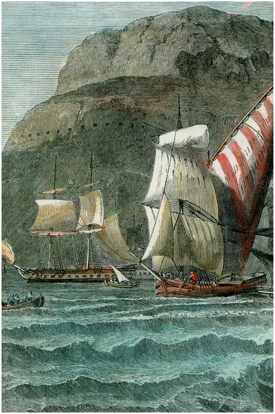 صخرة جبل طارق ، c1880 بواسطة غير معروف