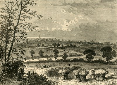الطريق الروماني ، حديقة Tufnell ، عام 1838 ، c1876. بواسطة غير معروف
