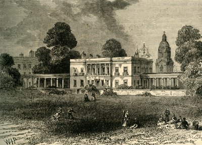 المدرسة البحرية الملكية ، غرينيتش ، c1878. بواسطة غير معروف