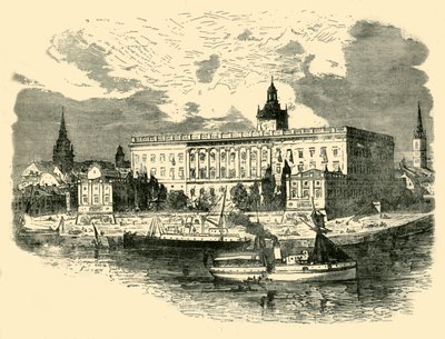 القصر الملكي ، ستوكهولم ، 1890. بواسطة غير معروف