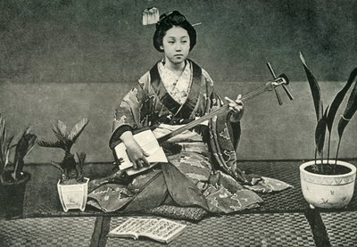 "Samisen" ، 1891. بواسطة غير معروف