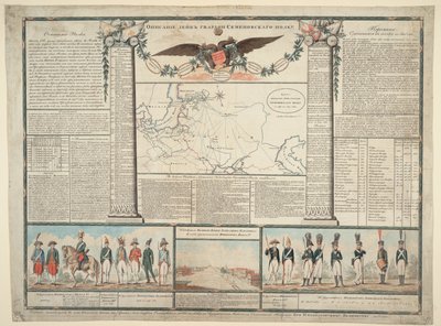 فوج حراس الحياة Semenovsky ، 1810 بواسطة غير معروف