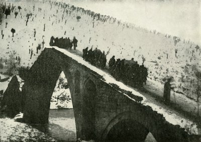 الأركان العامة للجيش الصربي في انسحابهم عبر ألبانيا ، 1919. بواسطة غير معروف