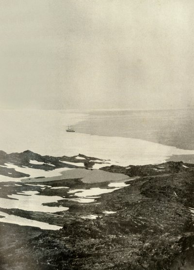 السفينة قبالة نقطة برام ، قبل المغادرة إلى الشمال ، c1908 ، 1909 بواسطة غير معروف