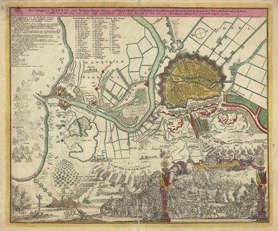 حصار Danzig ، 1734 ، 1730s بواسطة غير معروف
