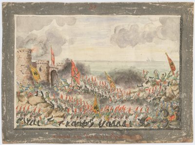حصار فارنا في سبتمبر 1828 ، 1829 بواسطة غير معروف