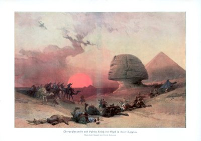 أبو الهول في الجيزة ، مصر ، 1840 ، 1900 بواسطة غير معروف
