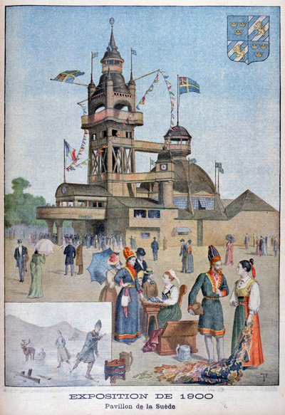الجناح السويدي في المعرض العالمي لعام 1900 ، باريس ، 1900 بواسطة غير معروف