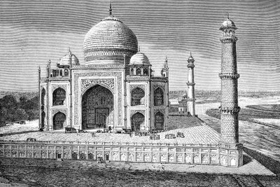 تاج محل ، أغرا ، الهند ، 1895 بواسطة غير معروف