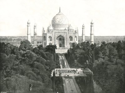 تاج محل ، أغرا ، الهند ، 1895. بواسطة غير معروف
