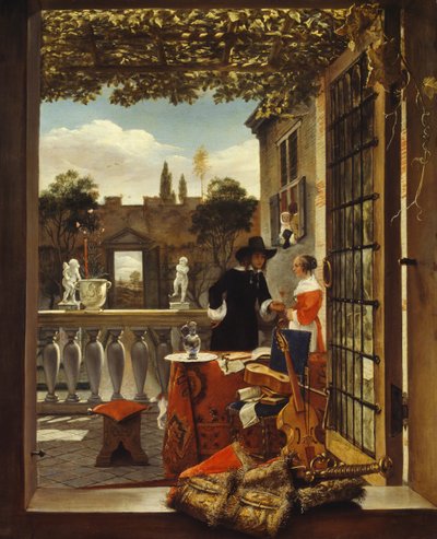 الشرفة ، ج. 1660. بواسطة غير معروف