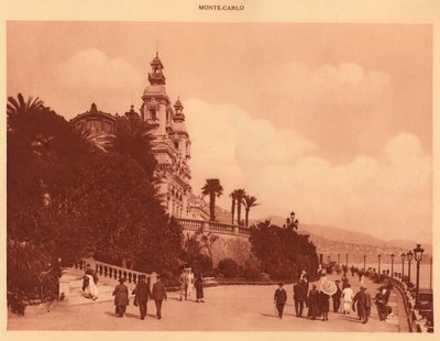المدرجات والكازينو ، مونت كارلو ، 1930. بواسطة غير معروف