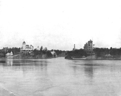 جزر ألف نهر نهر سانت لورانس ، كندا ، c1900. بواسطة غير معروف