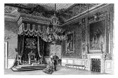 The Throne Room، St Jamess Palace، London، c1888 بواسطة غير معروف