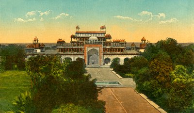 قبر أكبر العظيم الاسم المستعار Sikandra ، أغرا ، c1910. بواسطة غير معروف