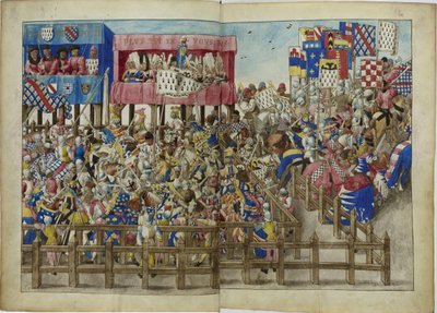 كتاب البطولة رينيه دانجو ، 1447 م بواسطة غير معروف