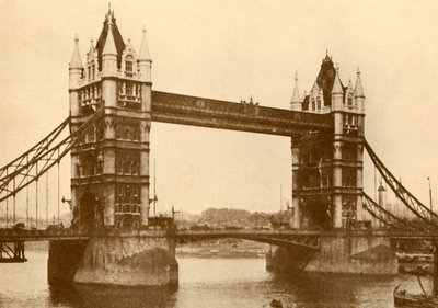 جسر البرج ، لندن ، c1930. بواسطة غير معروف